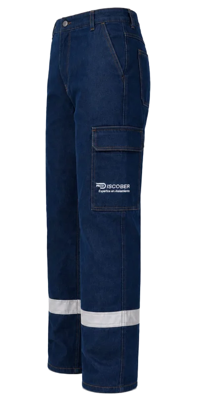 Pantalón cargo denim 14 oz